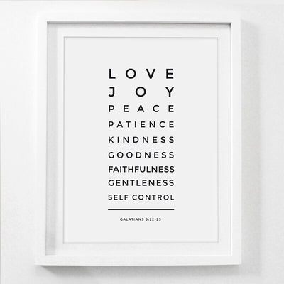 Love Is Patient Wall Art – Bible Verse Canvas