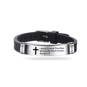 Bible Verse Cross Bracelet