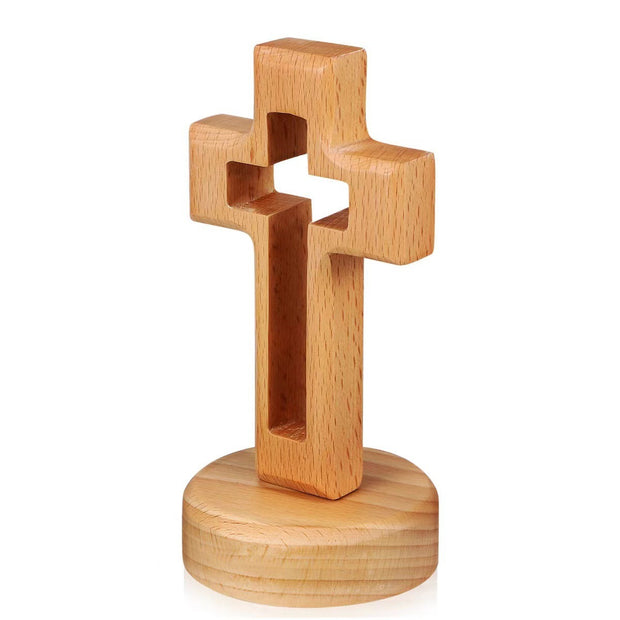 Wooden Church Cross Easter Supplies Decoration