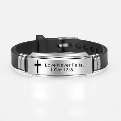 Classic Psalms Bible Verse Bracelet – Christian Bangle