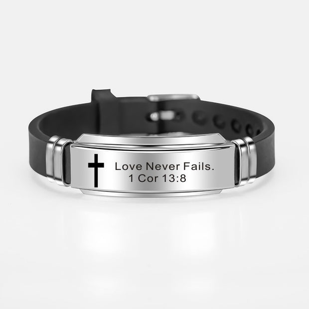 Classic Psalms Bible Verse Bracelet – Christian Bangle