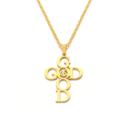 Stainless Steel AMAZING GRACE Necklace