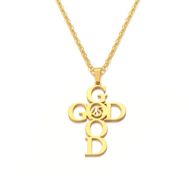 Stainless Steel AMAZING GRACE Necklace