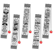 Bible Verse Apple Bookmark Pendant – Stainless Steel Gift