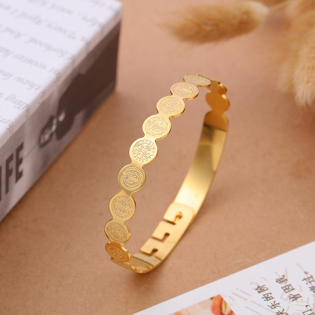 Jesus Scripture Bracelet – Adjustable Stainless Steel