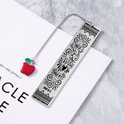 Bible Verse Apple Bookmark Pendant – Stainless Steel Gift