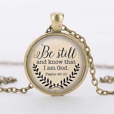 Be Still & Know Necklace