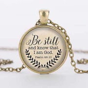 Be Still & Know Necklace