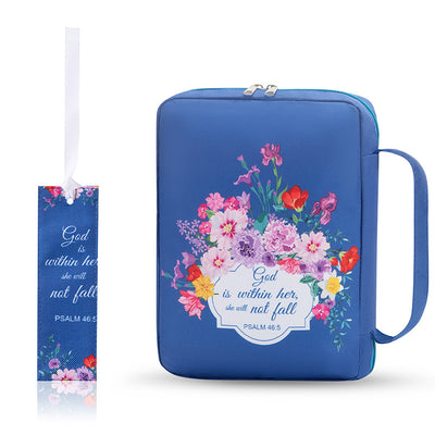 Bible Storage Bag with Bookmark – Printed Protective Cover