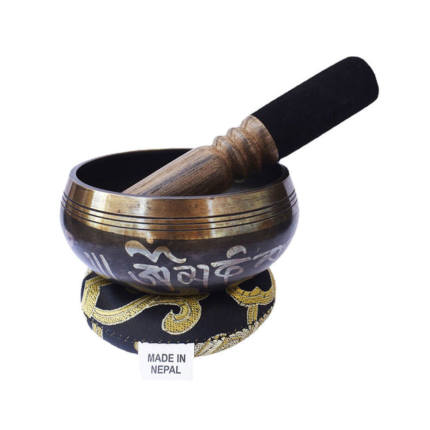 Bible Black Meditation Bowl – Prayer Sound Bowl