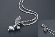 Fallen Angel Pendant – Titanium Necklace Charm