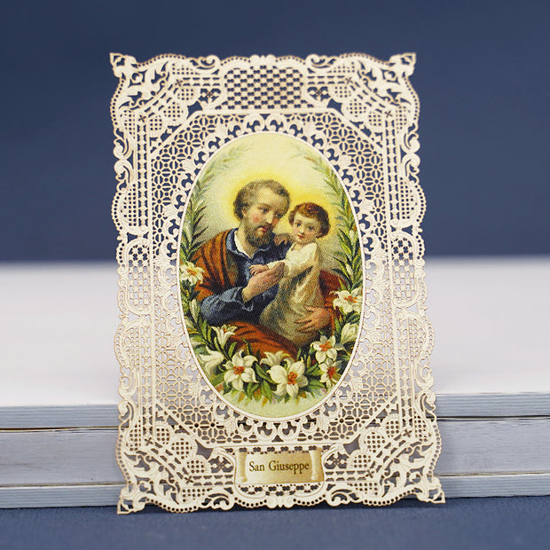 Antique Bible Lace Bookmark – Hollow Paper Scripture Marker