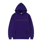 Hoodie Faith Fear Printed Sweatshirt