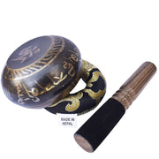 Bible Black Meditation Bowl – Prayer Sound Bowl