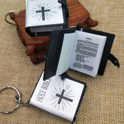 Mini English Holy Bible Keychain