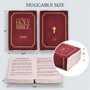 Bible Plush Pillow – Christian Memory Verse Toy for Kids