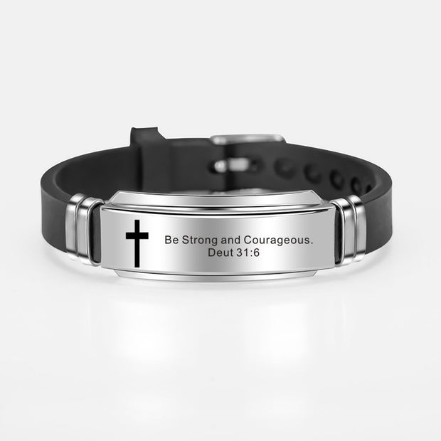 Classic Psalms Bible Verse Bracelet – Christian Bangle