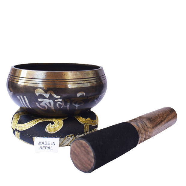 Bible Black Meditation Bowl – Prayer Sound Bowl