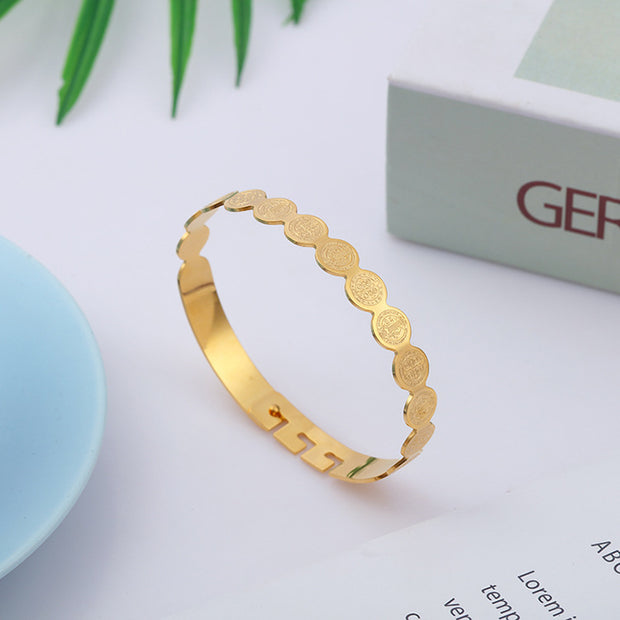 Jesus Scripture Bracelet – Adjustable Stainless Steel