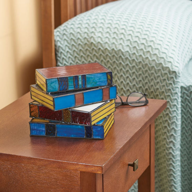 Stacked Books Lamp – Vintage-Inspired Reading Light